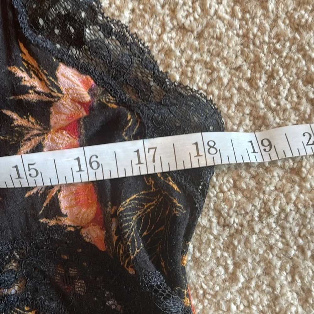Free People Floral Mini With Lace Details